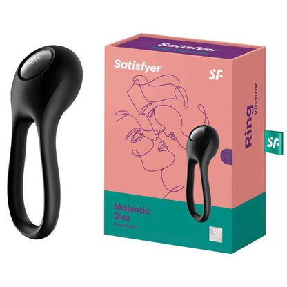 Duo Ring Vibrator schwarz