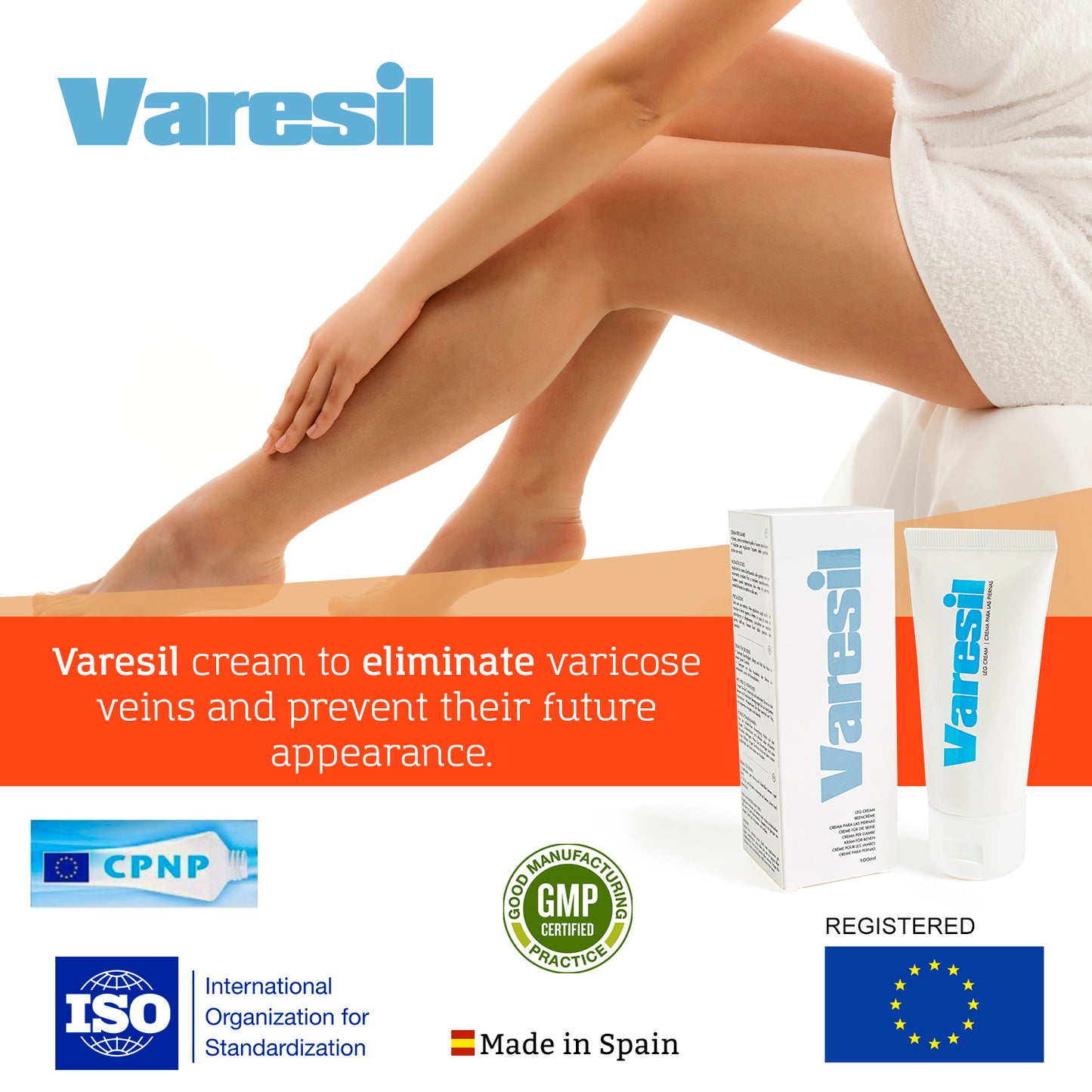 500cosmetics - Varesil Cream - Creme gegen Krampfadern