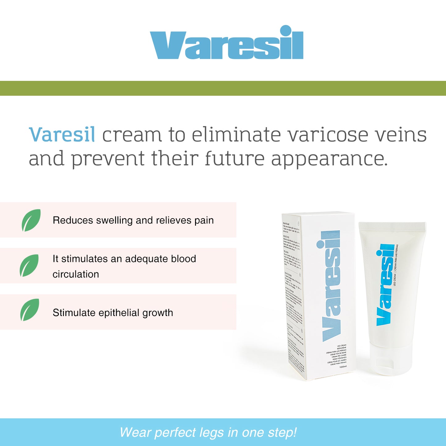 500cosmetics - Varesil Cream - Creme gegen Krampfadern