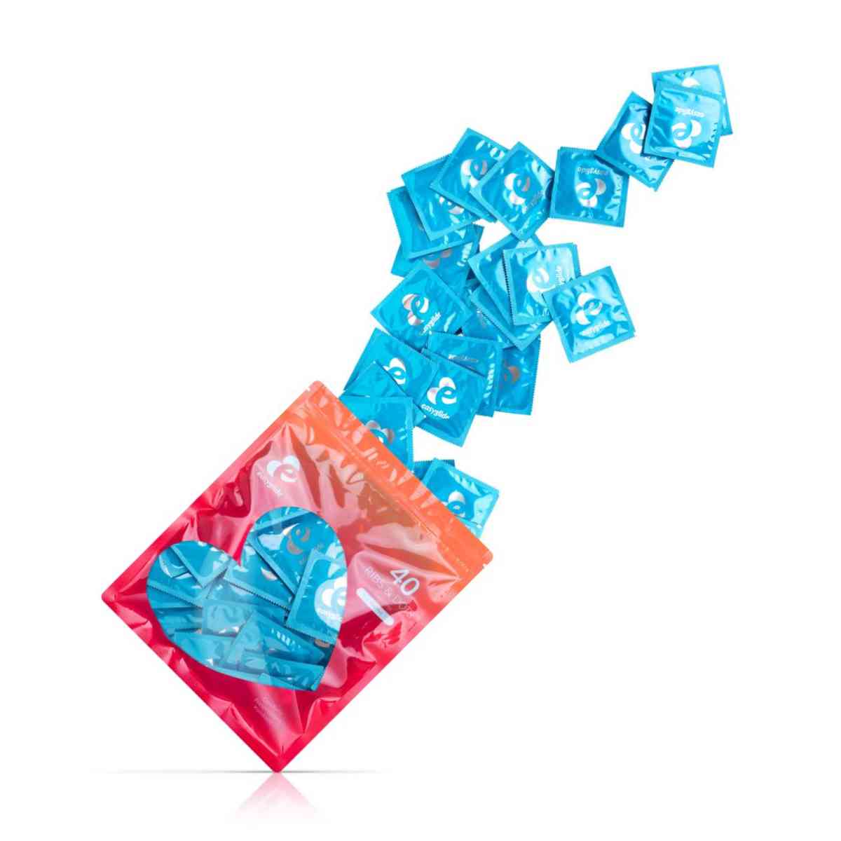 Kondome mit Rillen und Noppen 40 Stück