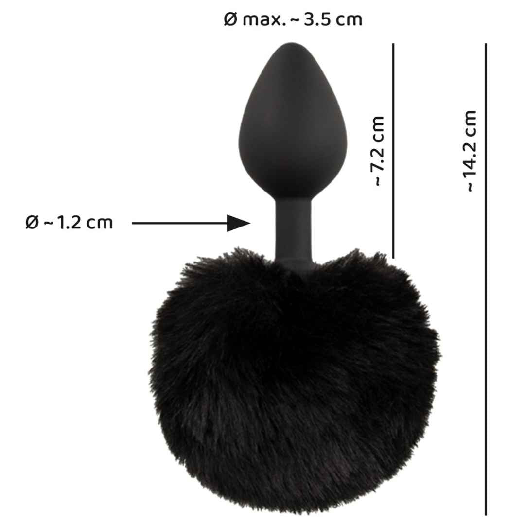 Fluffy Tail Analplug Mit Bunny-Puschel