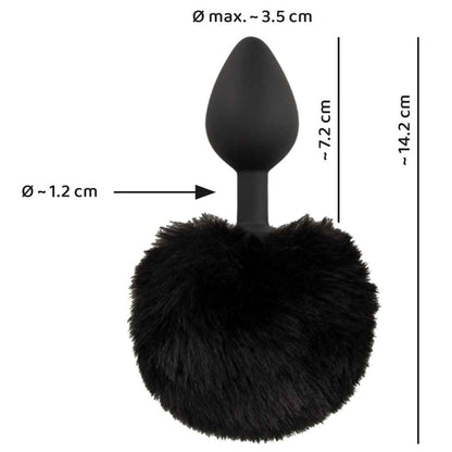 Fluffy Tail Analplug Mit Bunny-Puschel