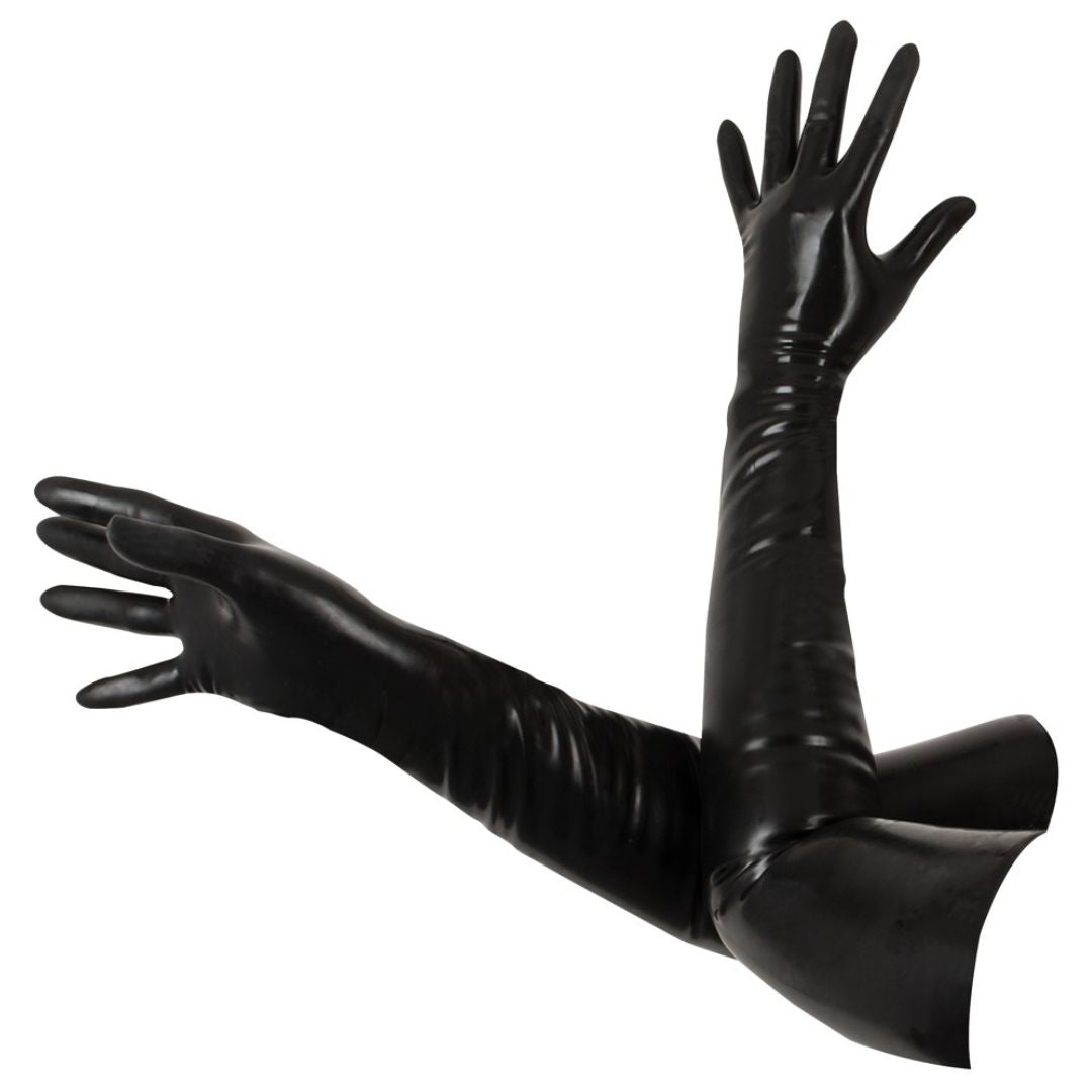 Lange Handschuhe aus Latex, S - SALE - OH MY! FANTASY