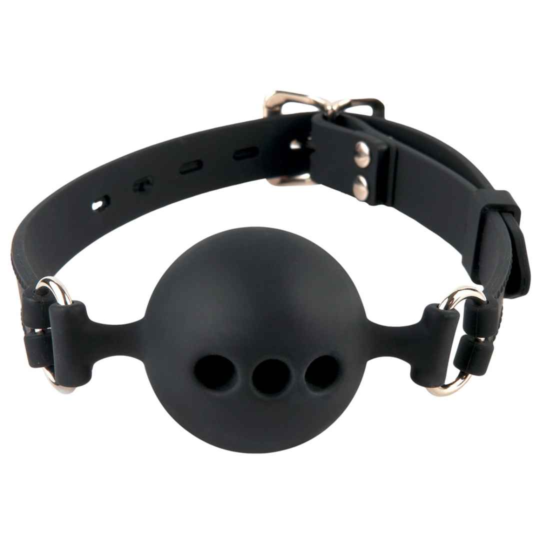 Knebel: Silicone Breathable Ball Gag Small