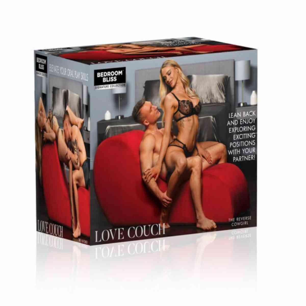 Verpackung Liebescouch rot