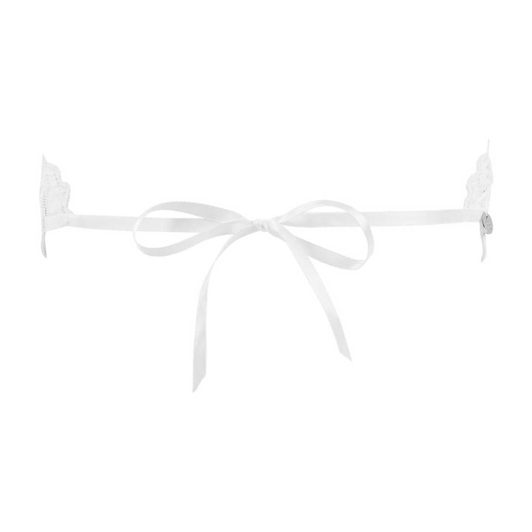 Augenmaske „Amor Blanco“ mit weicher Spitze