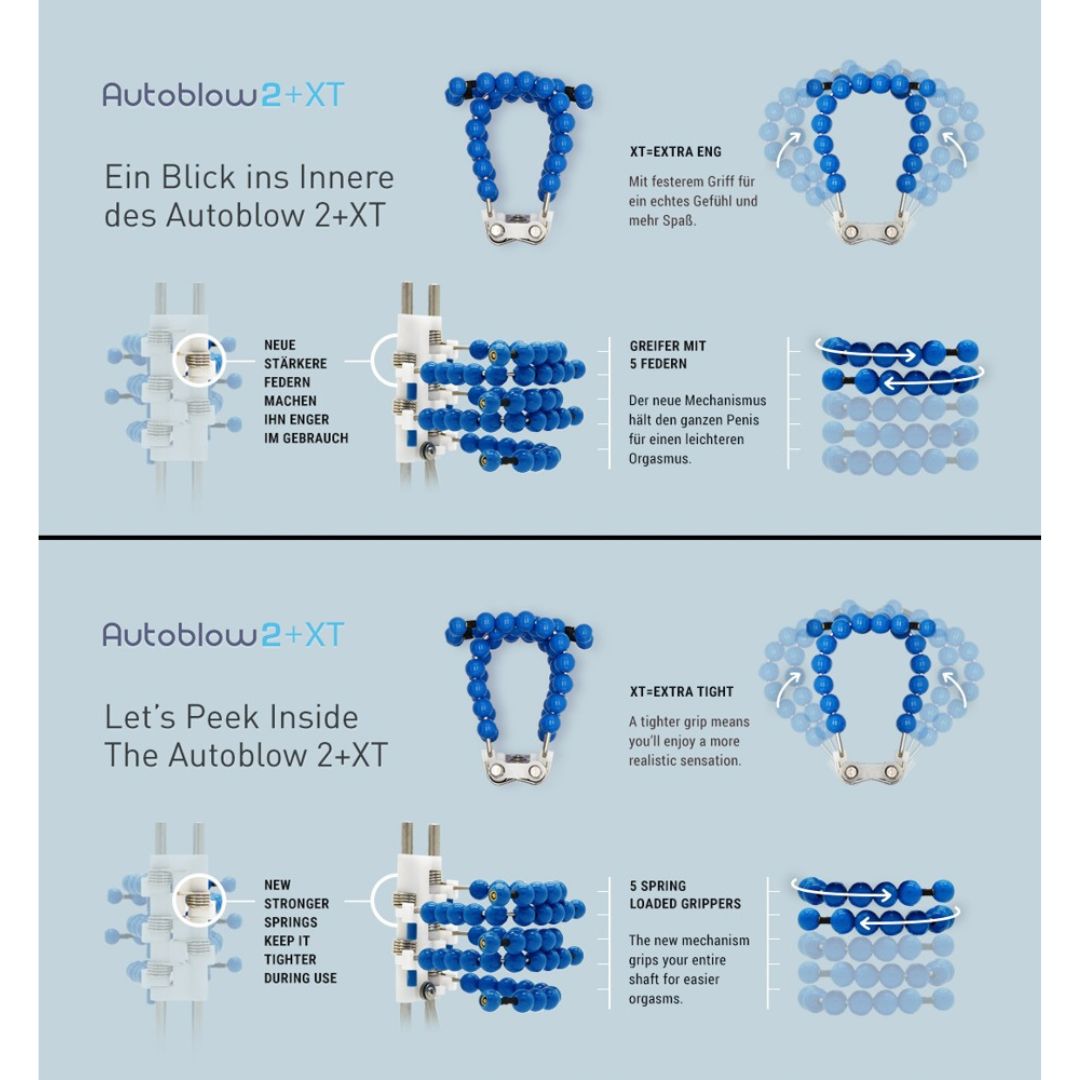 Masturbator „Autoblow 2 + XT“ mit extra enger Sleeve - OH MY! FANTASY