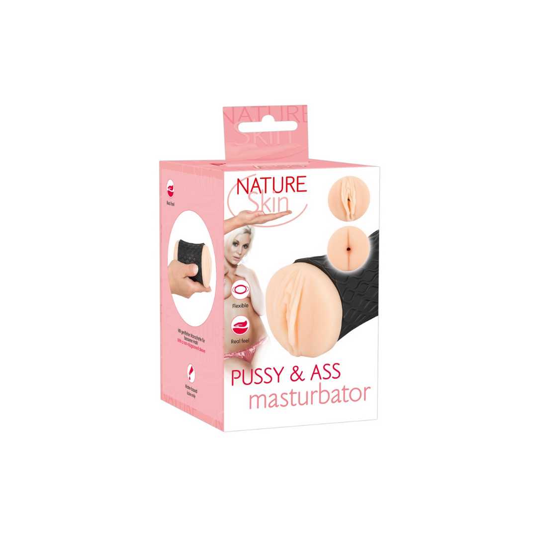 Masturbator „Pussy & Ass“ aus Nature Skin Material