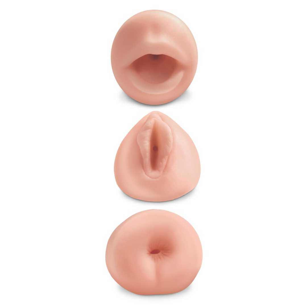 3-teiliges Masturbatoren-Set „All 3 Holes“