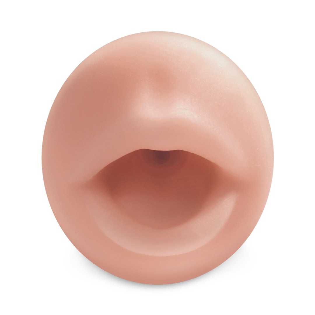 Masturbator „Coed Cocksucker“ mit Mund-Öffnung