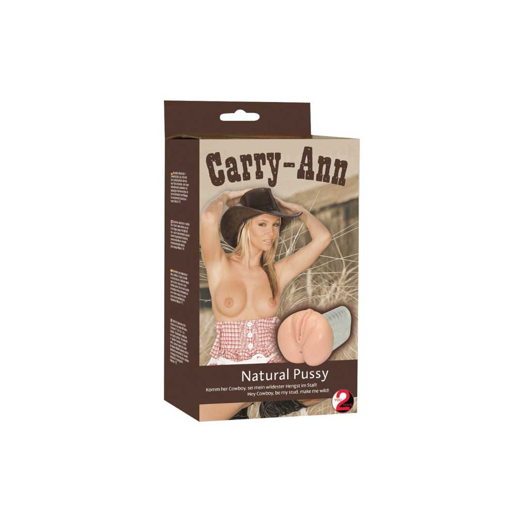 Masturbator „Carry Ann“ mit Vagina- und Anus-Öffnung