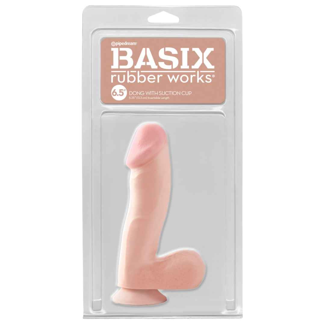 Naturdildo: Dong with Suction Cup 6,5"
