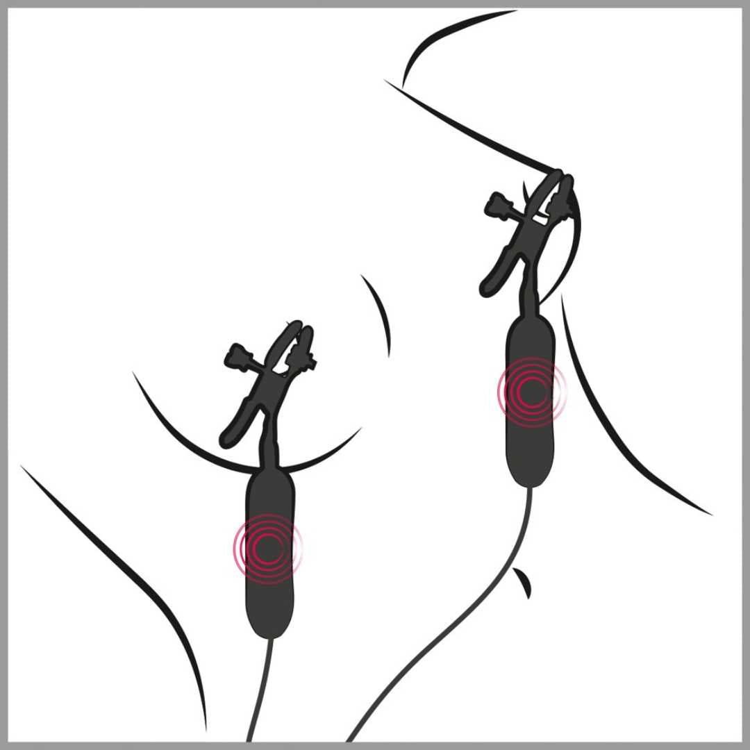 Nippelklammern „Vibrating Nipple Clamps“