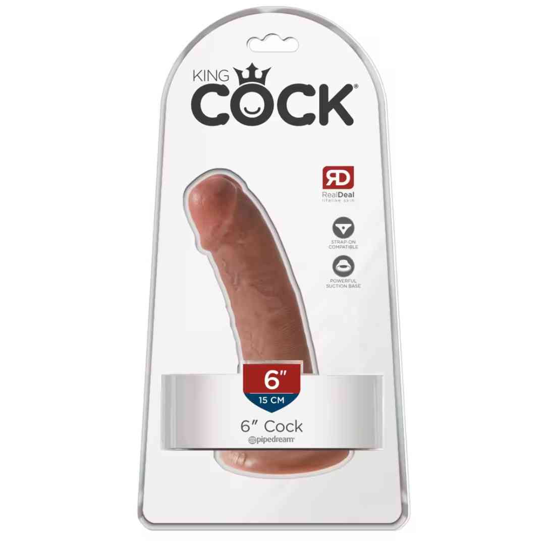 Naturdildo "6" Cock" mit Saugfuß - OH MY! FANTASY