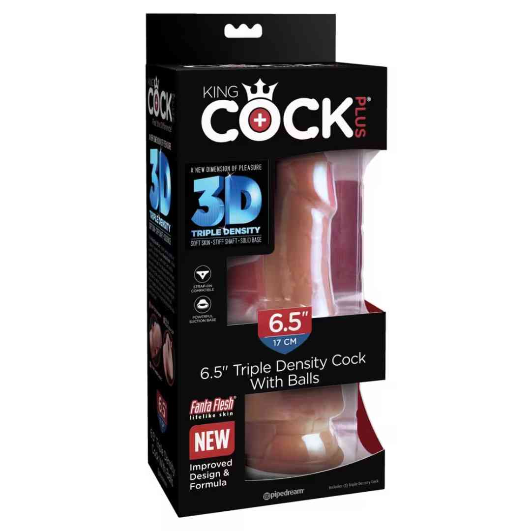 Dildo „Triple Density Cock with Balls“