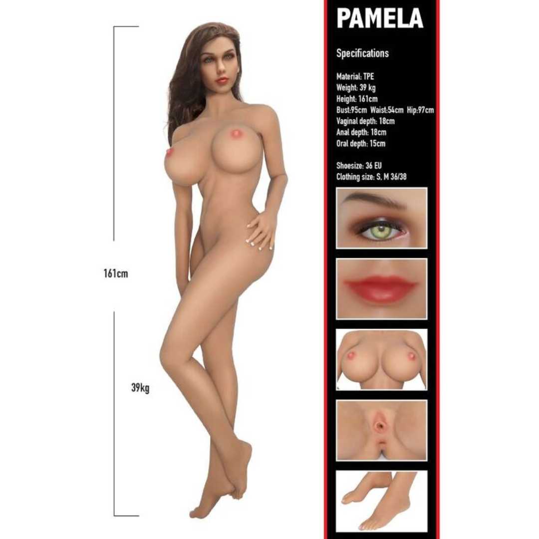 Lebensgrosse Real Doll Pamela