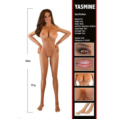 Lebensgrosse Real Doll Yasmine