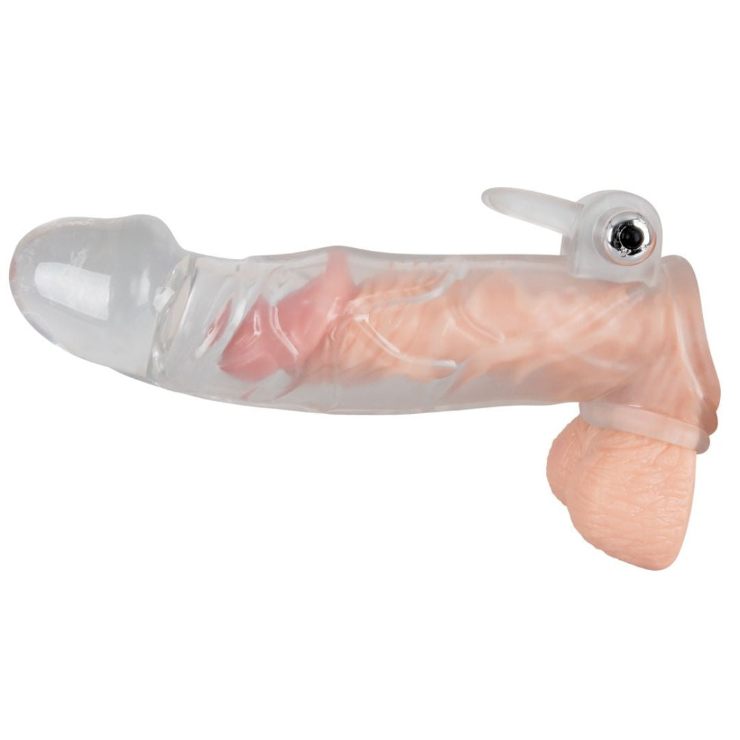 Penishülle „Penis sleeve with extension and vibration“ - OH MY! FANTASY