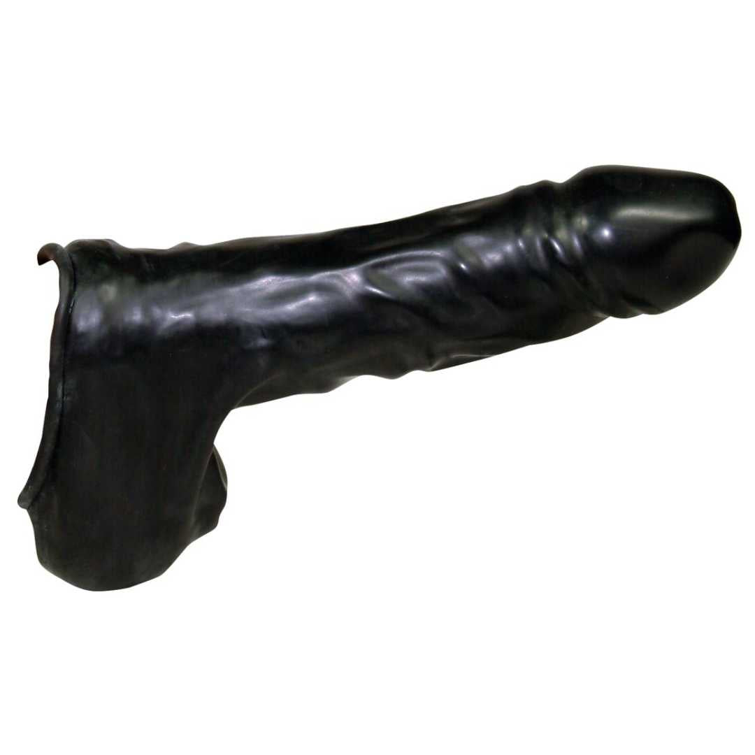 Penis-/Hodenhülle „Black Sleeve“ aus Latex