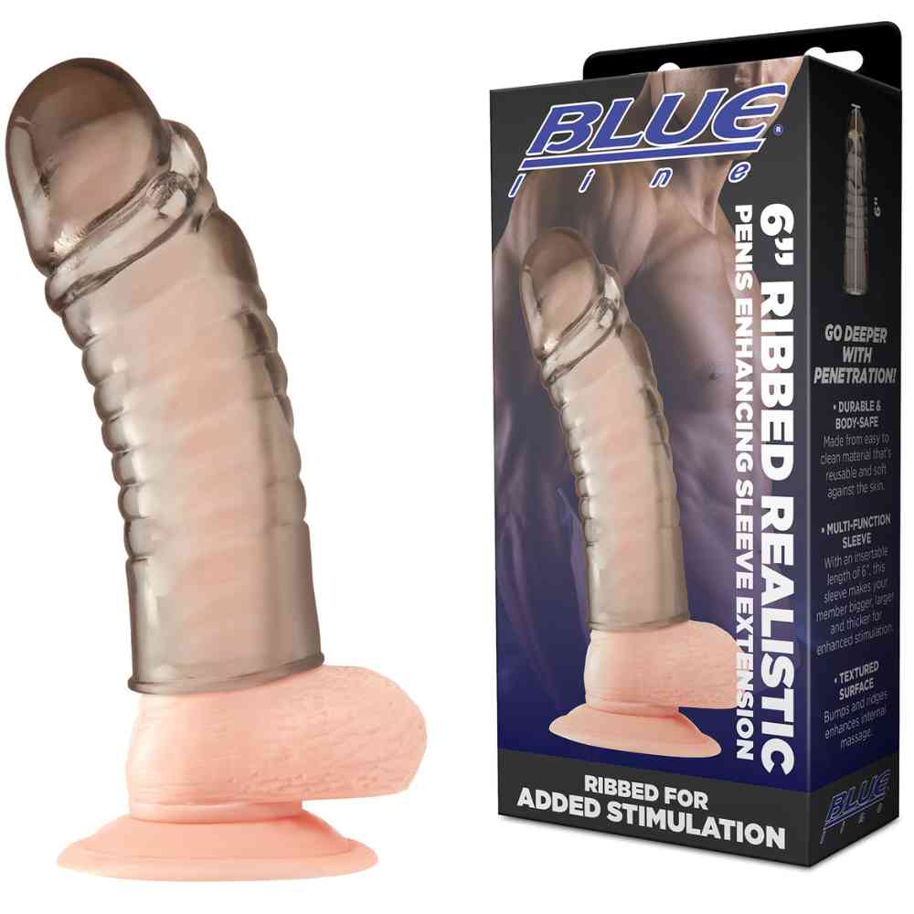 Penishülle "Ribbed Realistic"