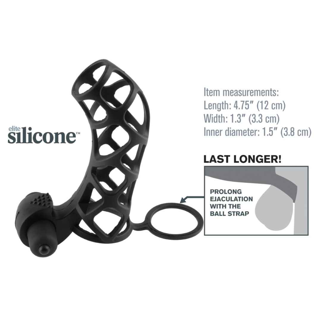 Penishülle: Extreme Silicone Power Cage