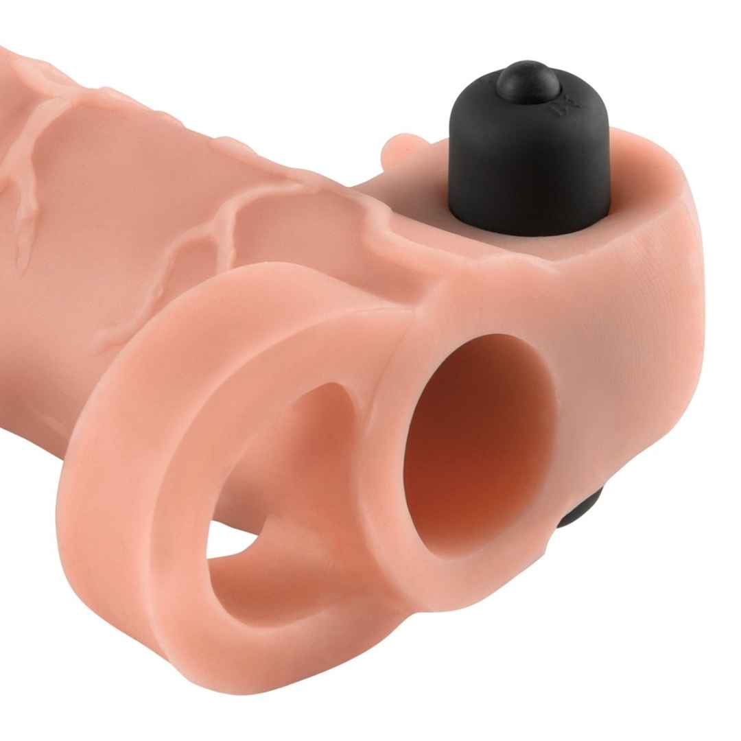 Penishülle: Vibrating Real Feel 1" Extension