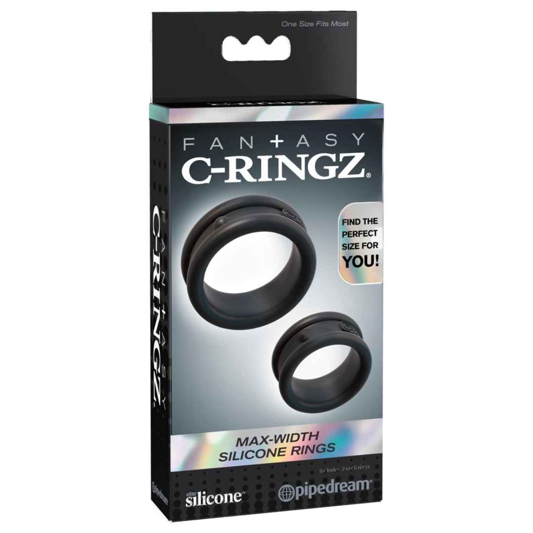 Penis- und Hodenring: Max-Width Silicone Rings