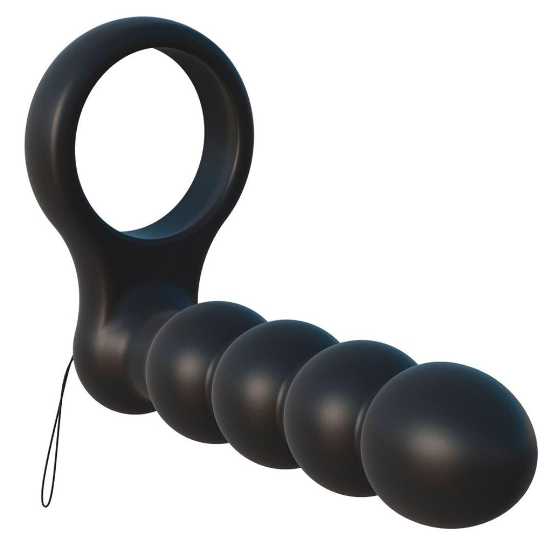 Vibrierender Penisring „Remote Control Double Penetrator“ mit Analdildo - OH MY! FANTASY