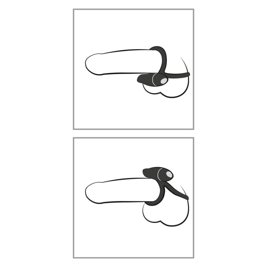 Penisring „Vibrating Cock Ring“ mit Hodenring - OH MY! FANTASY