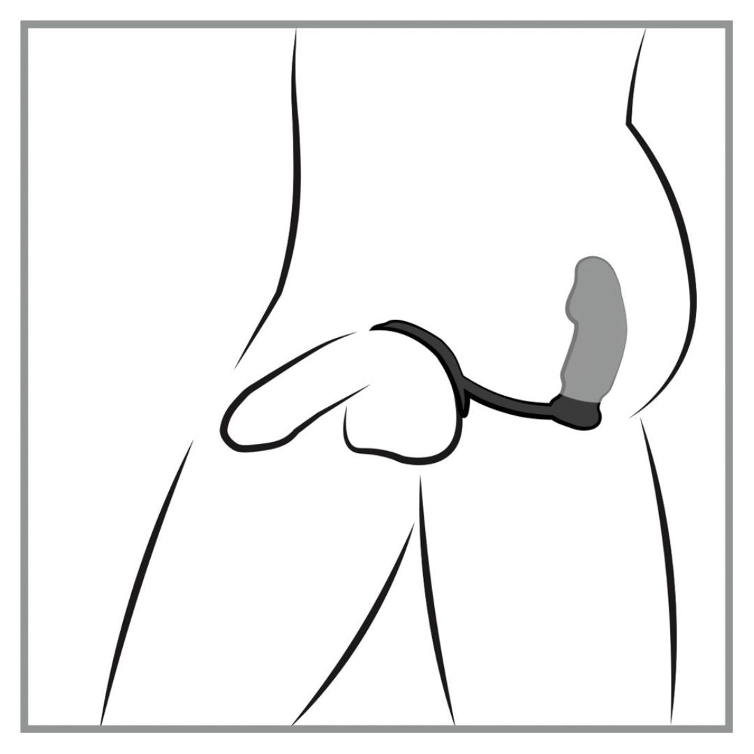 Vibro-Penisring „Ring + Plug“ - OH MY! FANTASY