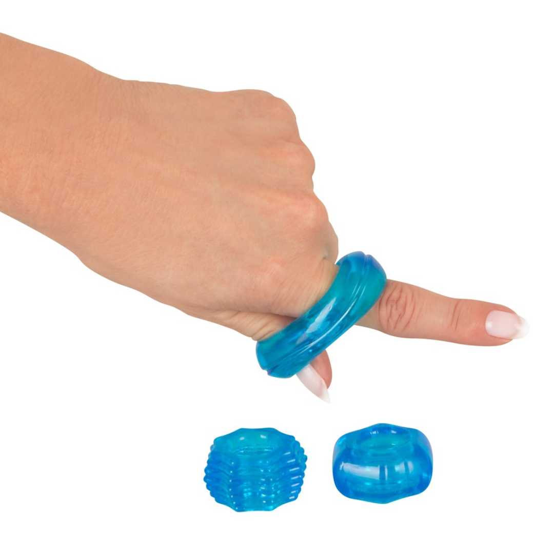 3-teiliges Penisring-Set „Stretchy cock ring“