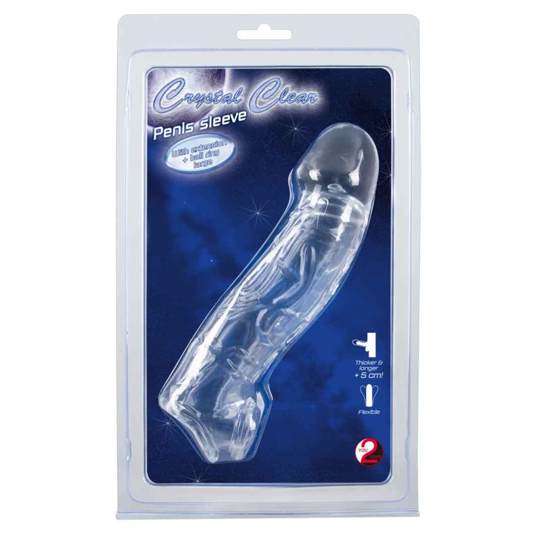 Penissleeve: Penis Sleeve with extension and ball ring