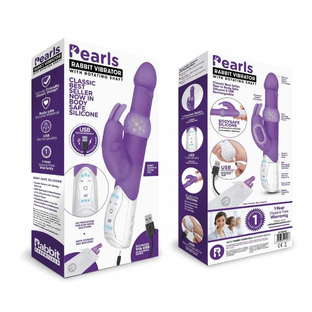 Rabbitvibrator „Pearls“ RABBIT ESSENTIALS - OH MY! FANTASY