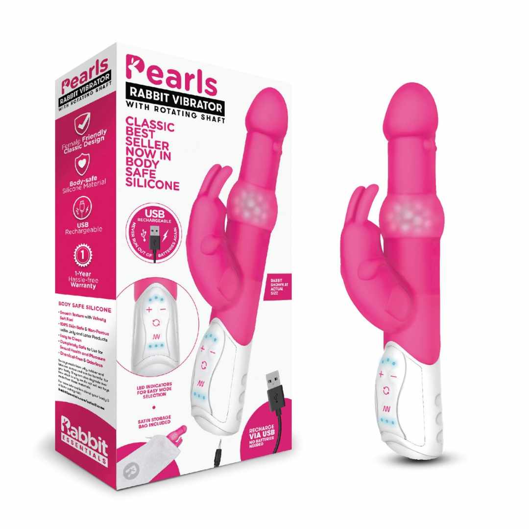 Rabbitvibrator „Pearls“ RABBIT ESSENTIALS - OH MY! FANTASY