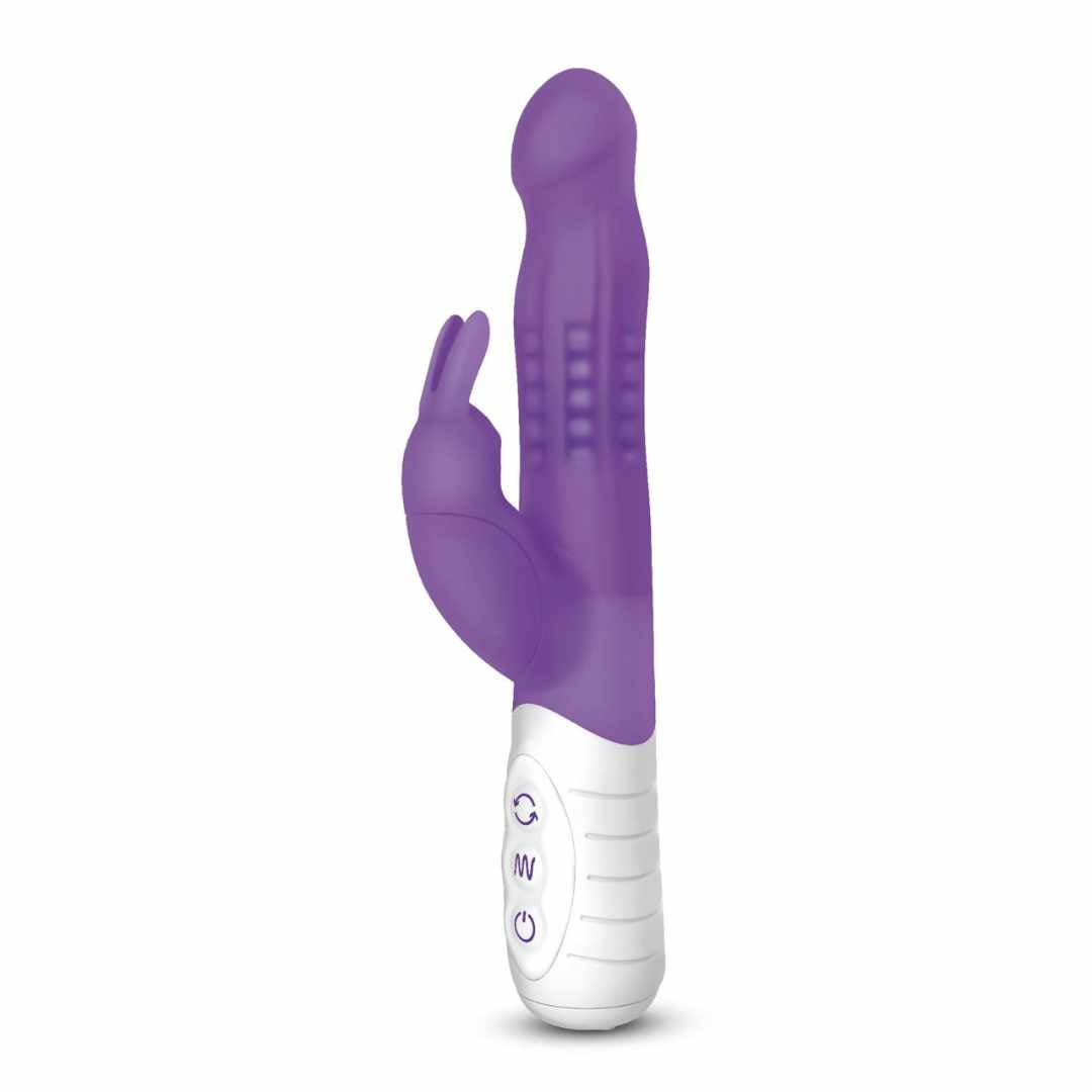 Rabbitvibrator „Slim shaft with rotating beads“ - OH MY! FANTASY