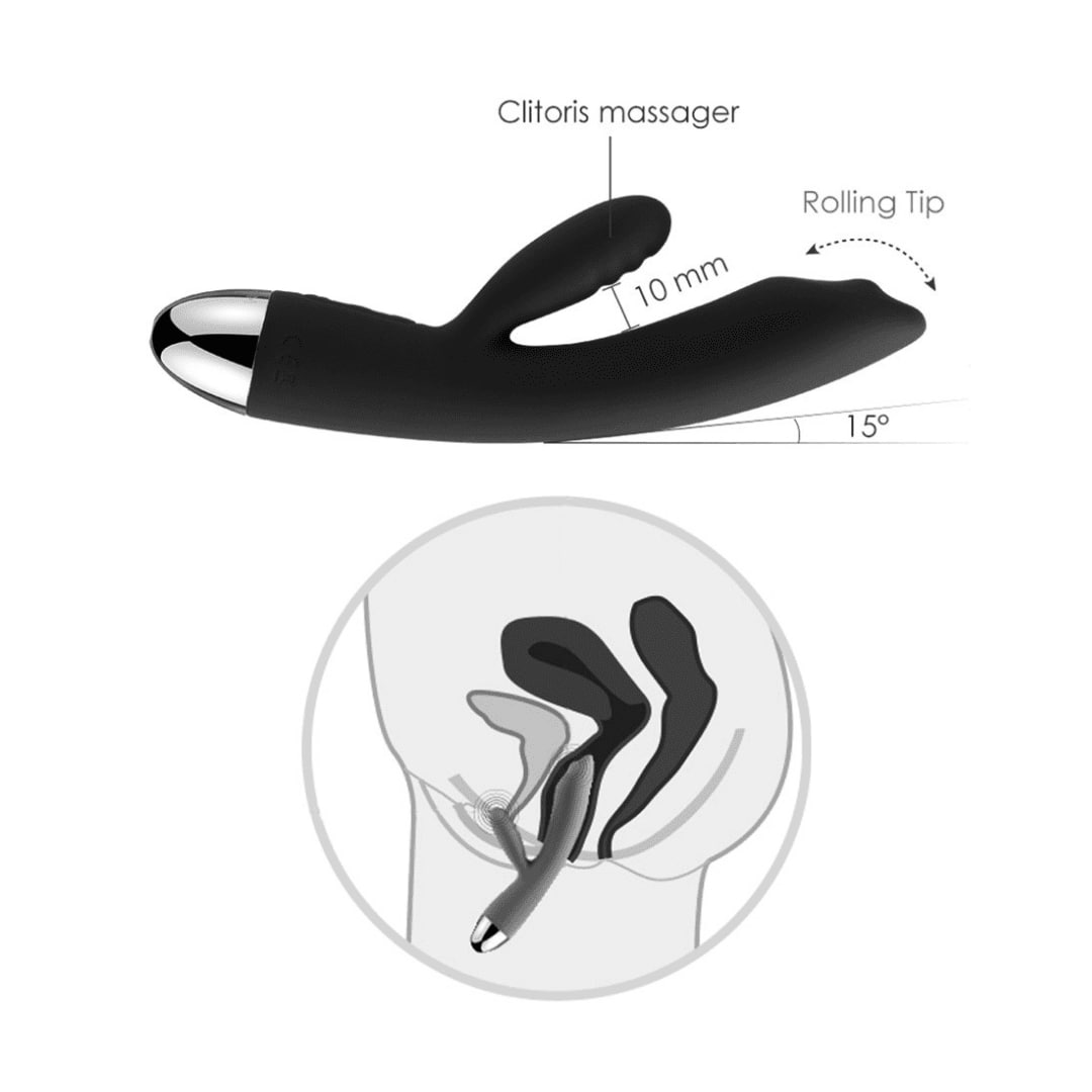 Rabbitvibrator „Trysta Targeted Rolling G-Spot Vibrator“ - OH MY! FANTASY
