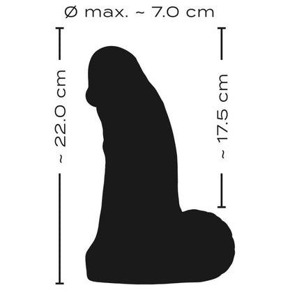 Real Giant XXL-Dildo Mit Hodenstandfuß