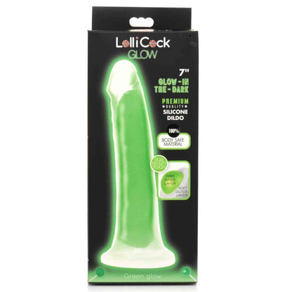 Verpackung Grüner Dildo "Glow in the Dark"