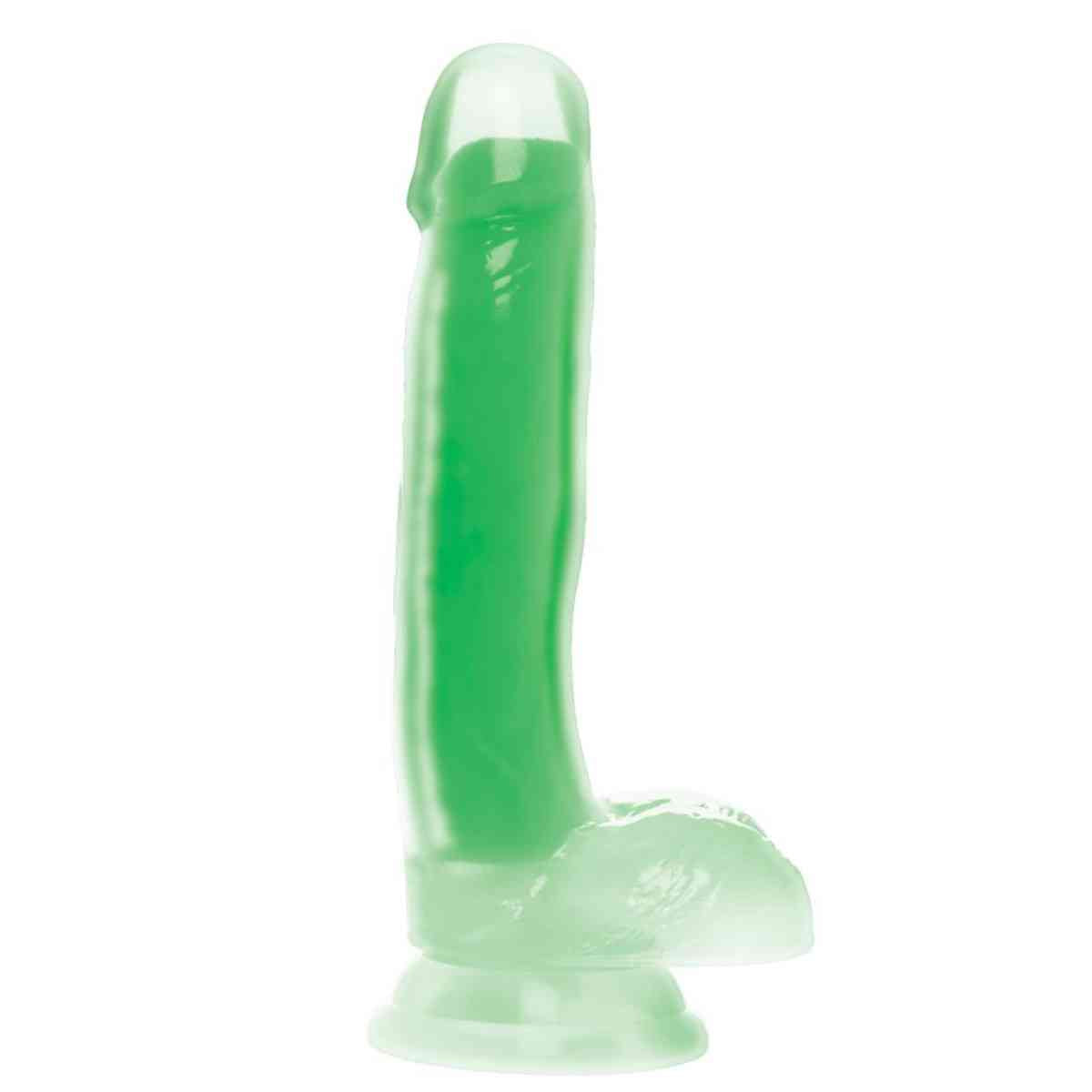 Grüner Glow in the Dark Dildo 