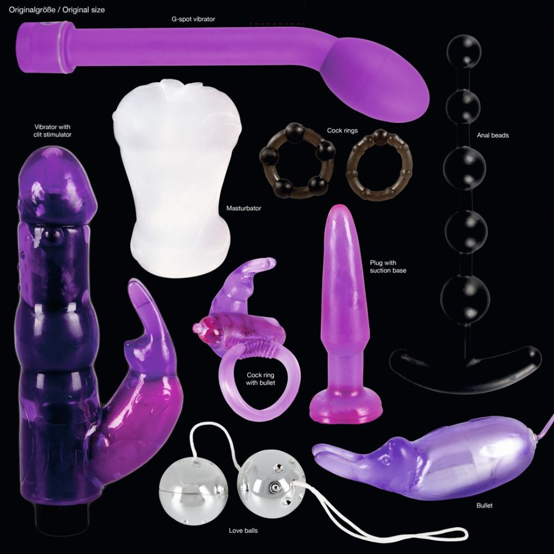 Sex-Toy-Set „Power Box Lover's Kit“, 10-teilig - OH MY! FANTASY