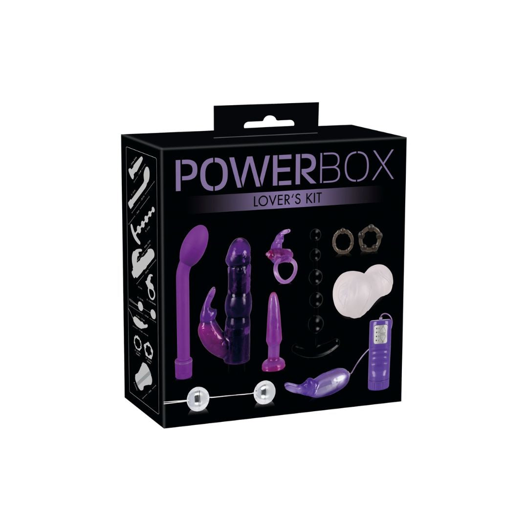 Sex-Toy-Set „Power Box Lover's Kit“, 10-teilig - OH MY! FANTASY