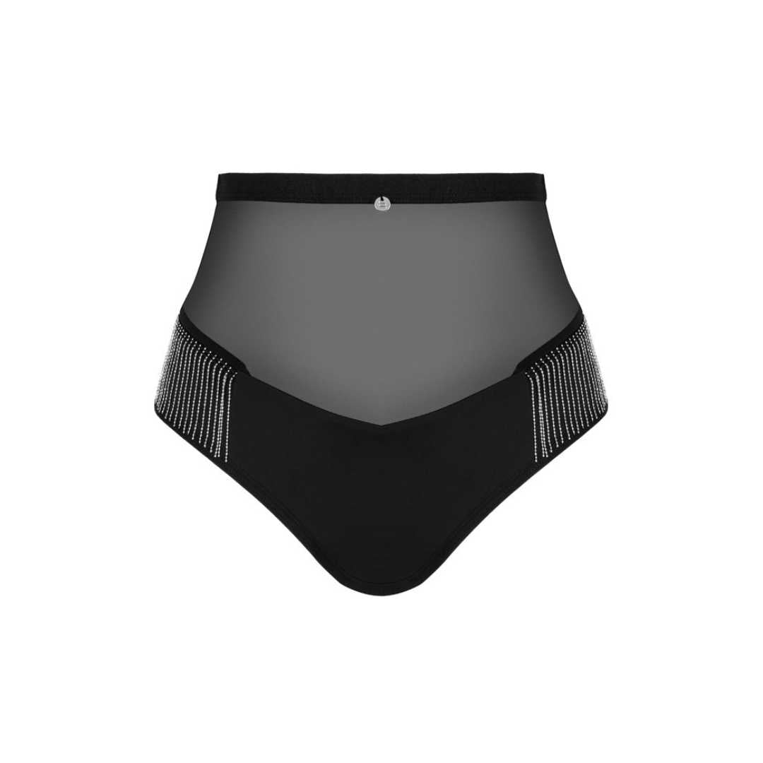 High-Waist-Panties mit Perlenreihen