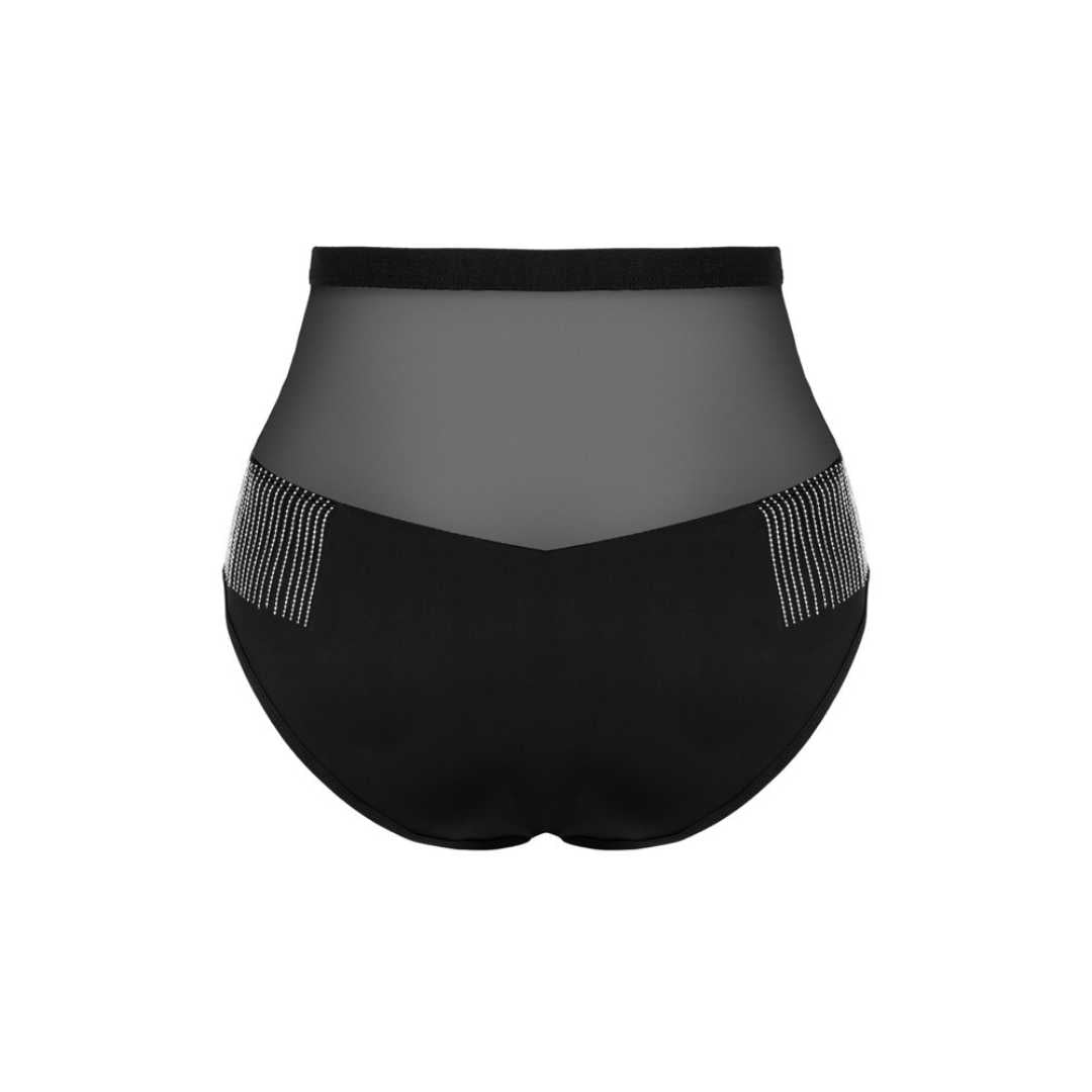 High-Waist-Panties mit Perlenreihen