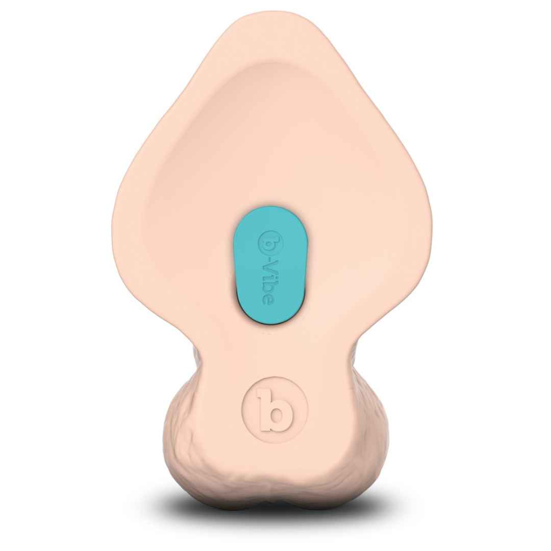 Slipskin Curvy Gebogener Naturdildo mit Hoden