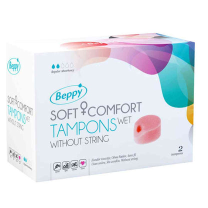 Weiche komfort-Tampons Wet 2 Einheiten