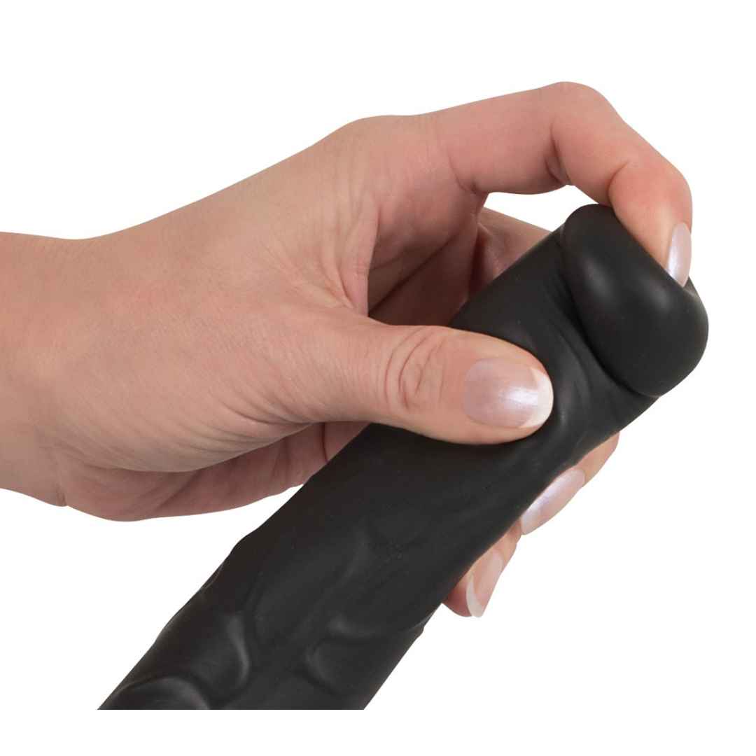 Vibrator: Black Push Thrusting Vibrator