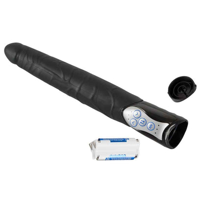 Vibrator: Black Push Thrusting Vibrator