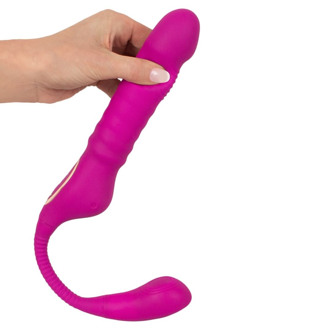 Stoßvibrator „3 Function“ mit klopfendem Klitoris-Stimulator