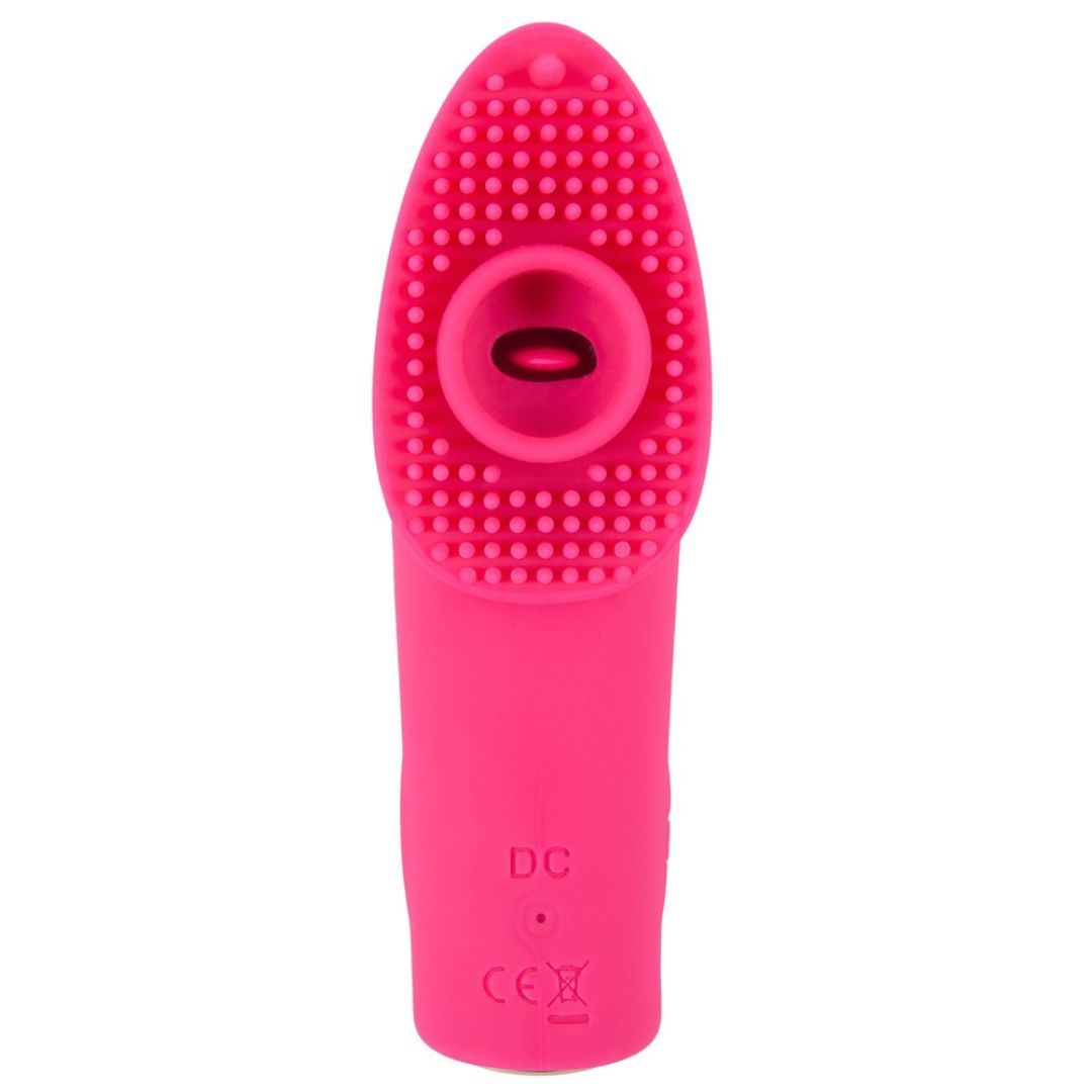 Fingervibrator mit Action-Zunge und Reiznoppen - OH MY! FANTASY