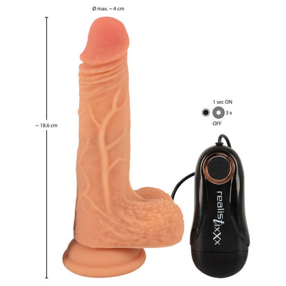 Dildo-Vibrator „Real Thing“ mit Saugfuß - OH MY! FANTASY